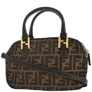 Fendi Brown Zucca 2way Handbag